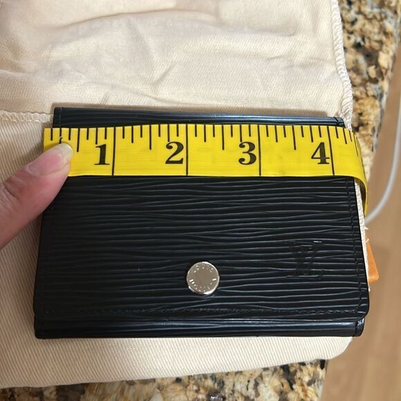 Louis Vuitton Epi Noir Flap cardholder - Picture 10 of 13